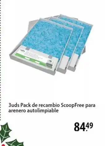Zooplus 3uds pack de recambio scoopfree para arenero autolimpiable oferta