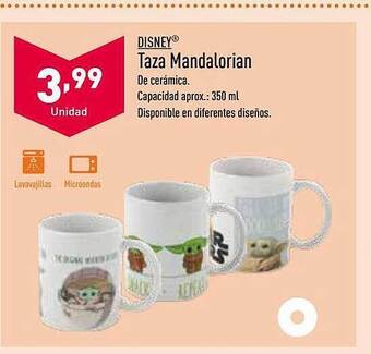 ALDI Disney taza mandalorian oferta