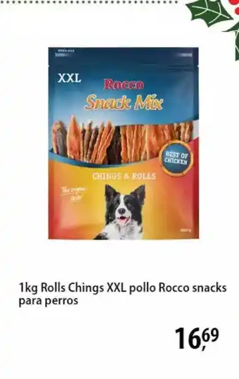 Zooplus 1kgg rolls chings xxl pollo rocco snacks para perros oferta