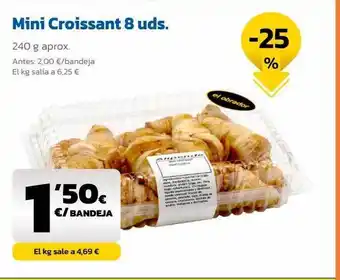 AhorraMas Mini croissant 8 uds. oferta