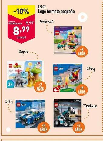 ALDI Lego formato pequeño oferta