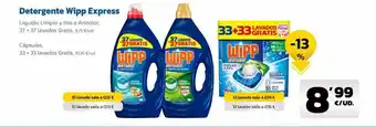 AhorraMas Detergent wipp express oferta