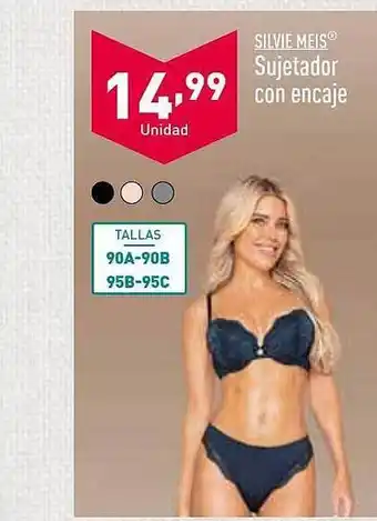 ALDI Silvie meis sujetador con encaje oferta