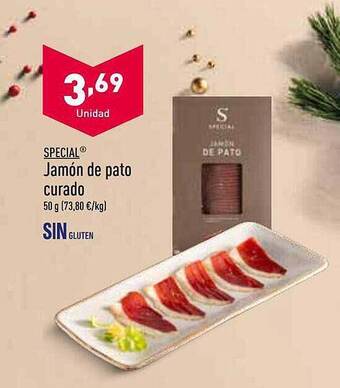 ALDI Special jamón de pato curado oferta
