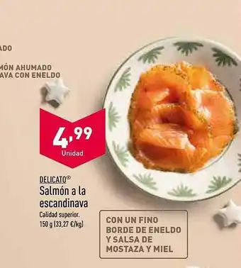 ALDI Delicato salmón a la escandinava oferta