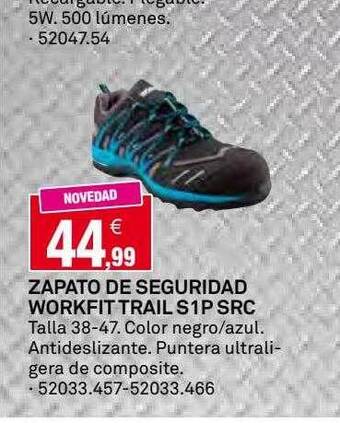 Bricoking Zapato de seguridad workfit trail s1p src oferta
