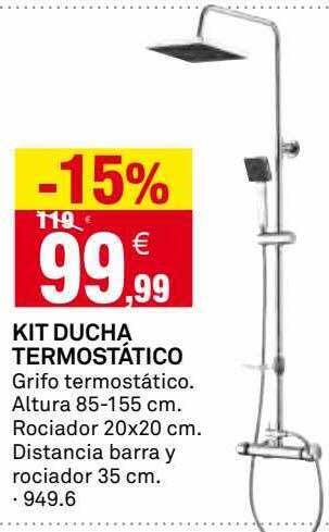 Bricoking Kit ducha termostático oferta