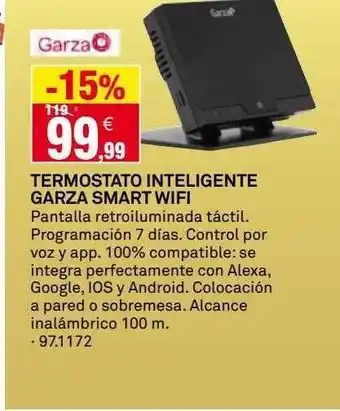 Bricoking Termostato inteligente garza smart wifi oferta