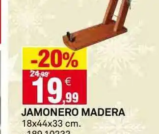 Bricoking Jamonero madera oferta