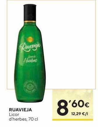 Caprabo Ruavieja licor d'herbes oferta