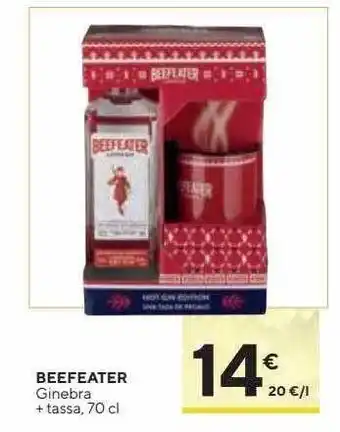 Caprabo Beefeater ginebra + tassa oferta
