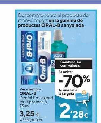 Caprabo Oral-b dental pro-expert multiprotecció oferta