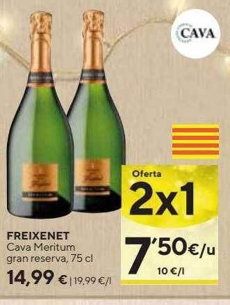 Caprabo Freixenet cava meritum gran reserva oferta