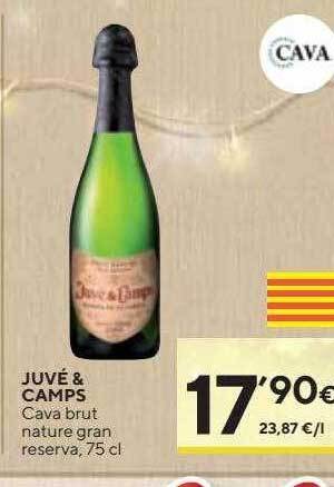 Caprabo Juvé & camps cava brut nature gran reserva oferta