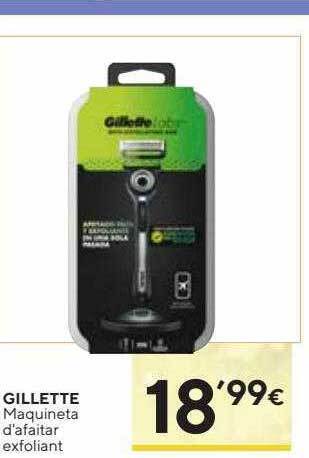 Caprabo Gillette maquineta d'afaitar exfoliant oferta