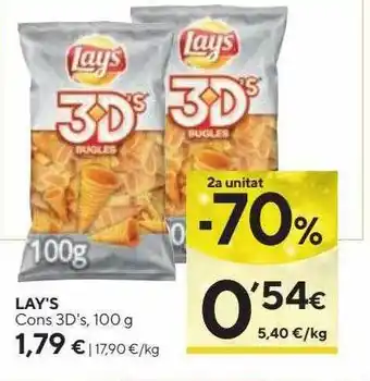 Caprabo 2a unitat -70% lay's cons 3d's oferta