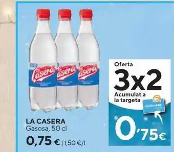Caprabo La casera gasosa oferta