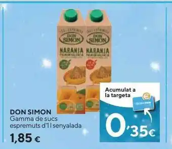 Caprabo Don simon gamma de cusc espremuts oferta