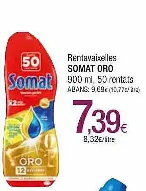 Condis Rentavaixelles somat oro 50 rentats oferta