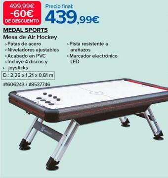 Costco Medal sports mesa de air hockey oferta