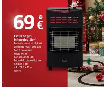 Bauhaus Estufa de gas infrarrojos 'sion' oferta