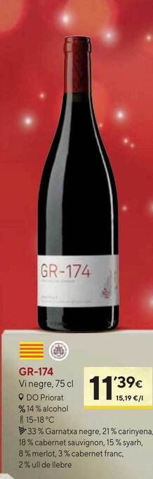 Caprabo Gr-174 vi negre oferta