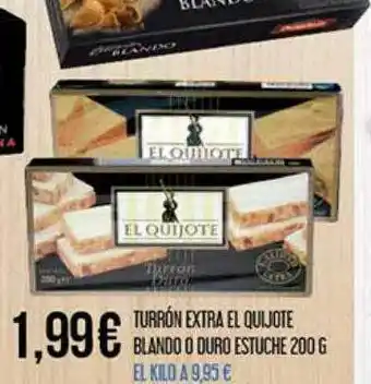 Claudio Turrón extra el quijote blando o duro estuche oferta