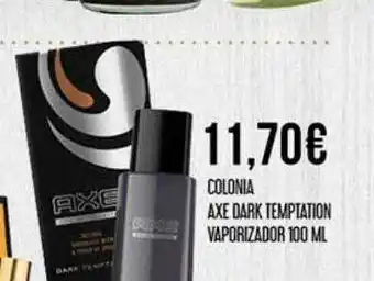 Claudio Colonia axe dark temptaion vaporizador oferta