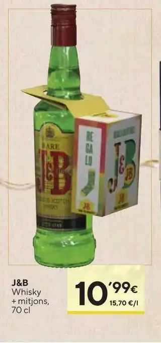 Caprabo J&b whisky + mitjons oferta