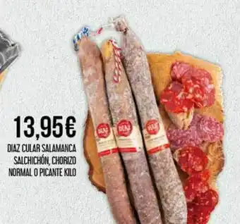 Claudio Diaz cular salamanca salchichón chorizo normal o picante kilo oferta