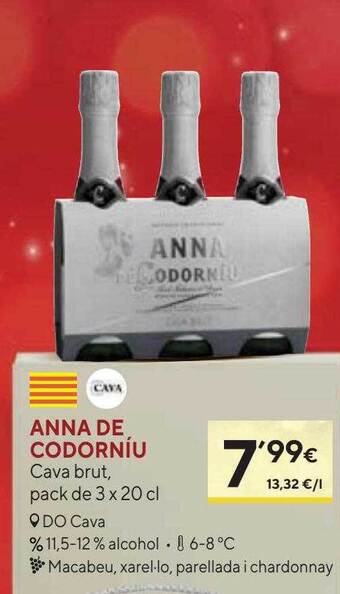 Caprabo Anna de codorníu oferta
