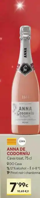 Caprabo Anna de codorníu oferta