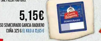 Claudio So semicurado garcia baquero cuña oferta