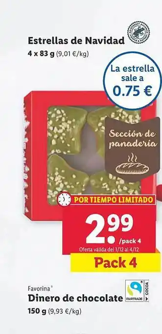 Lidl Estrella de navidad oferta