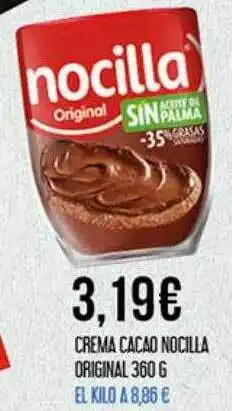 Claudio Crema cacao nocilla original oferta