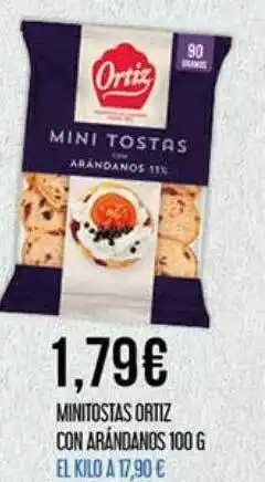 Claudio Minitostas ortiz con arándanos oferta