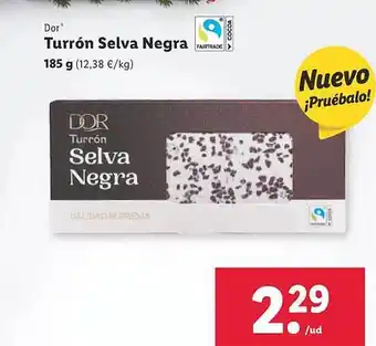 Lidl Dor turrón selva negra oferta