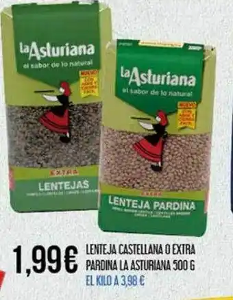 Claudio Lenteja castellana o extra pardina la asturiana oferta