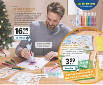 Lidl Crelando set básico de aerografia oferta