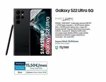 Movistar Galaxy s22 ultra 5g oferta
