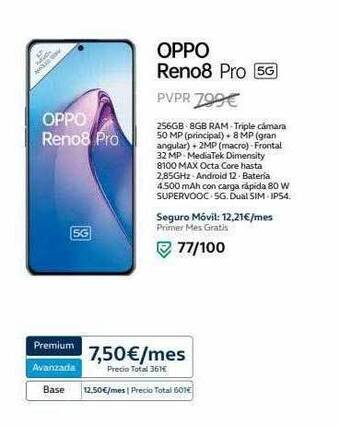 Movistar Oppo reno8 pro 5g oferta