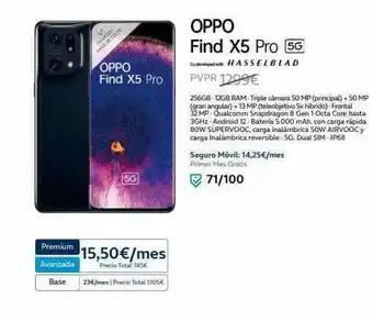Movistar Oppo find x5 pro 5x oferta