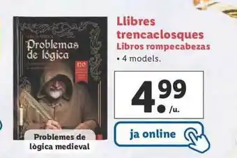 Lidl Libros rompecabezas oferta