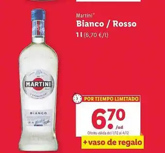 Lidl Martini bianco rosso oferta