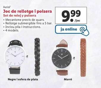 Lidl Auriol set de reloj y pulsera oferta
