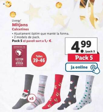 Lidl Livergy calcetines oferta