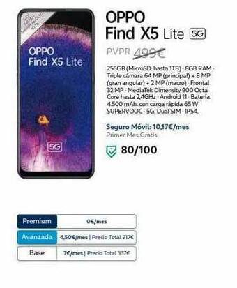 Movistar Oppo find x5 lite 5g oferta