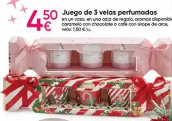 Pepco Juego de 3 velas perfumadas oferta
