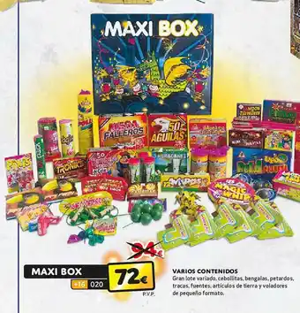 Petardos CM Maxi box varios contenidos oferta