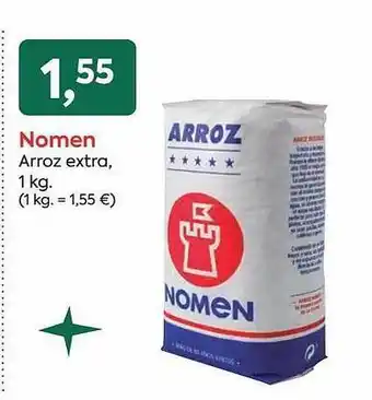 Suma Supermercados Nomen arroz extra oferta